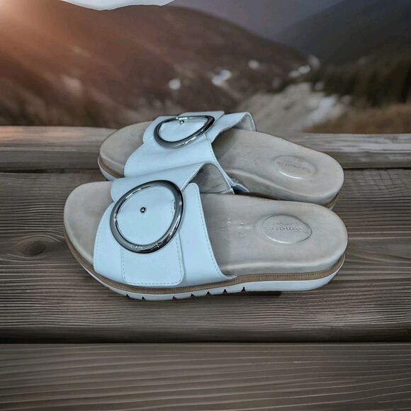 Tamaris Shoes - Tamaris Comfort White Nappa Sandals Women Size 37